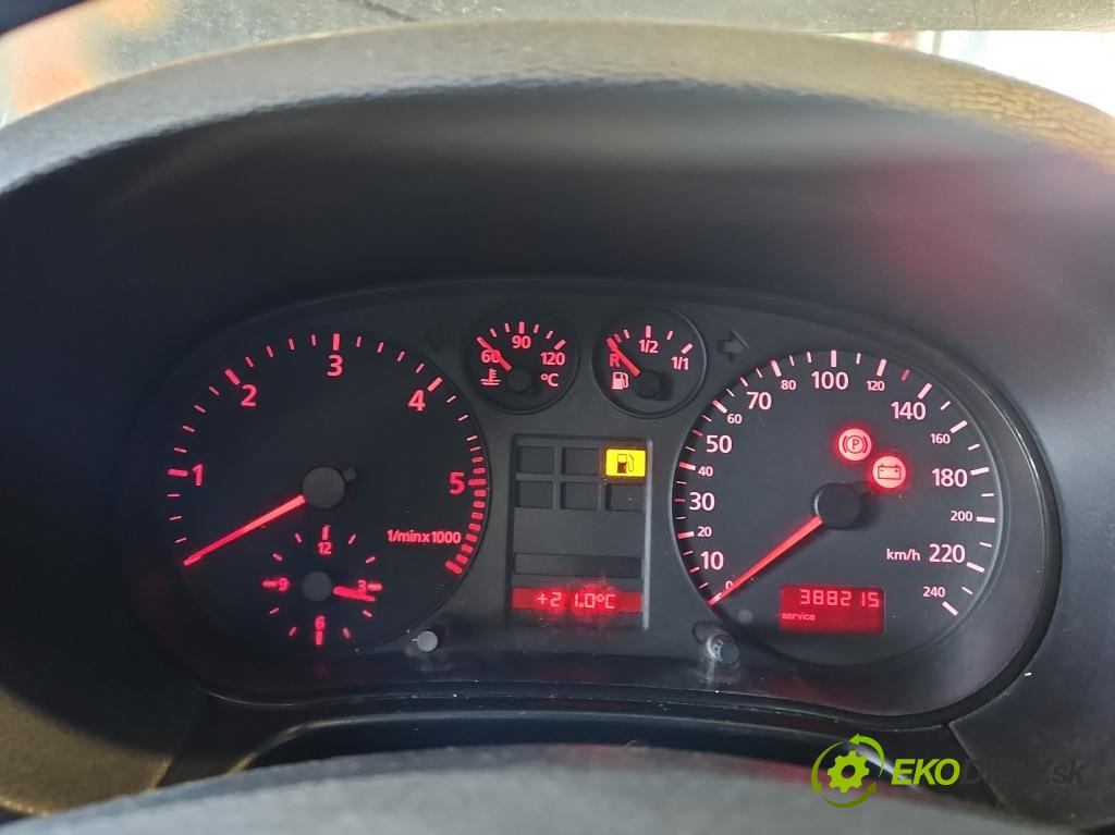 Audi A3 8L 1996-2003 1.9 tdi 90 HP manual 66 kW 1896 cm3 3- prístrojovka/ budíky 8L0919860D (Prístrojové dosky, displeje)