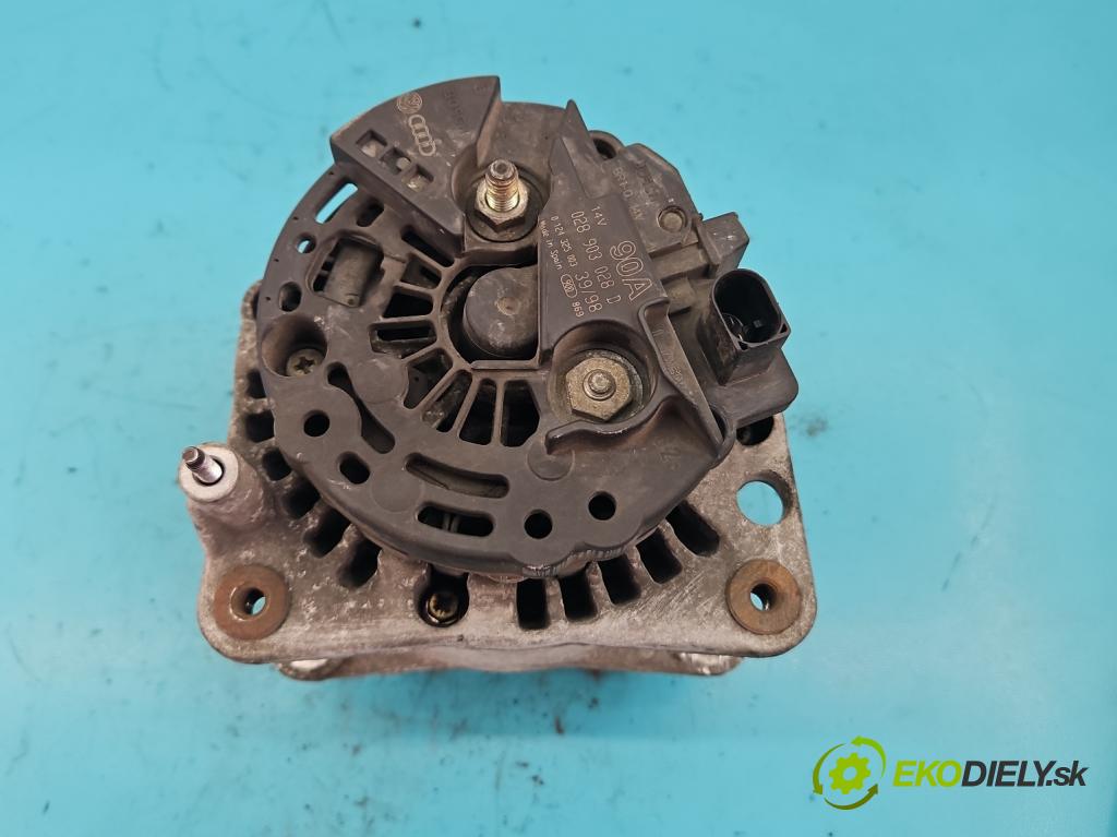 Vw New Beetle 1998-2010 2.0 8V 116 HP manual 85 kW 1984 cm3 3- Alternator 028903028D (Alternátory)