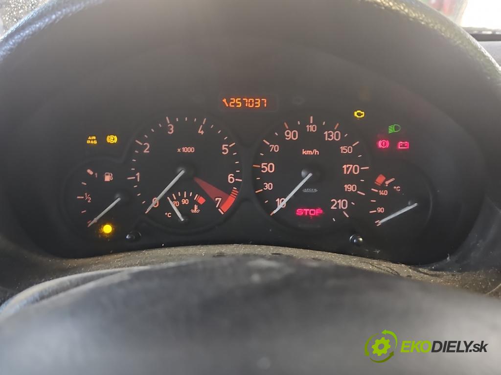 Peugeot 206 1.6 16V 109 HP manual 80 kW 1587 cm3 5- prístrojovka/ budíky 9645847280 (Prístrojové dosky, displeje)