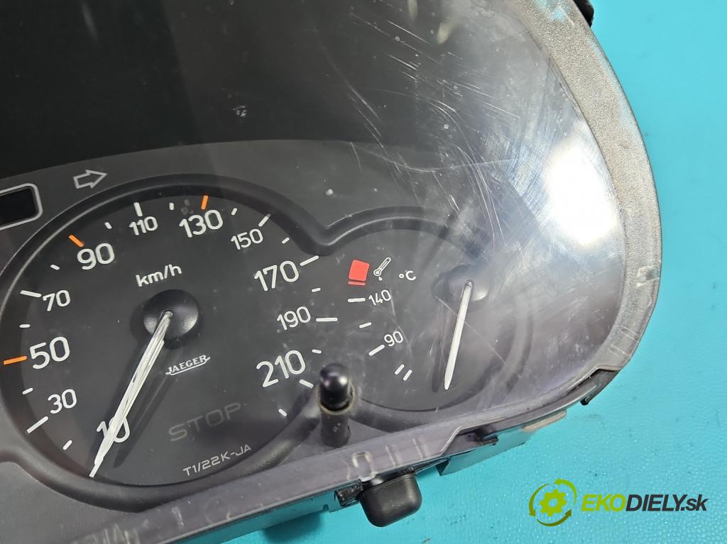 Peugeot 206 1.6 16V 109 HP manual 80 kW 1587 cm3 5- prístrojovka/ budíky 9645847280 (Prístrojové dosky, displeje)