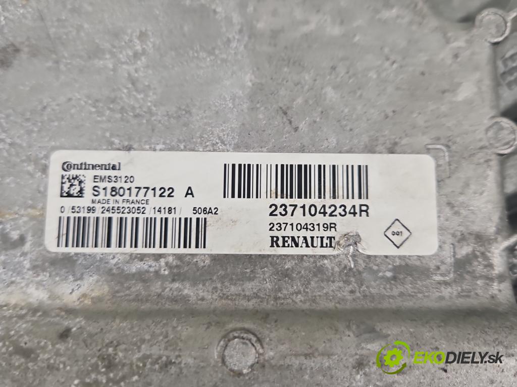Dacia Duster I 2010-2018 1.6 16v 105 hp manual 77 kW 1598 cm3 5- řídící jednotka motoru 237104234R
