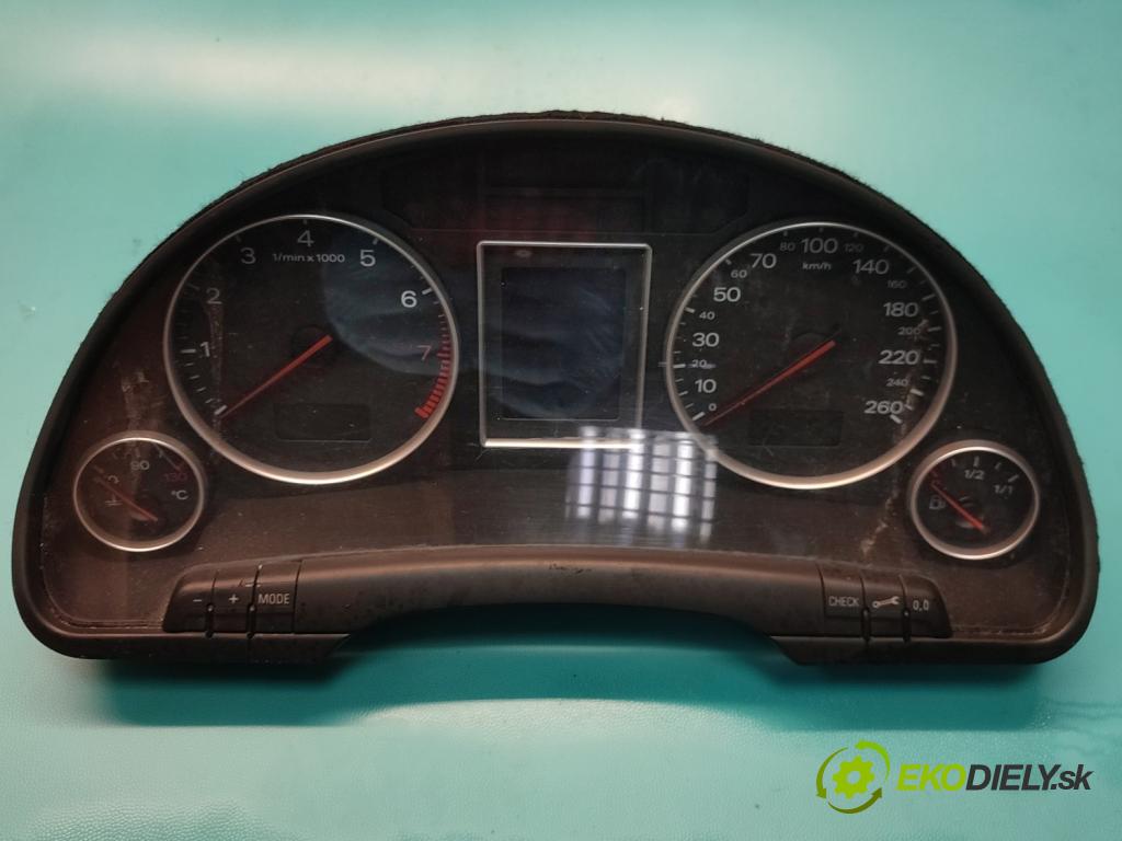 Audi A4 B6 2000-2004 2.0 20V 131 HP manual 96 kW 1984 cm3 5- prístrojovka/ budíky 0263626036 (Prístrojové dosky, displeje)