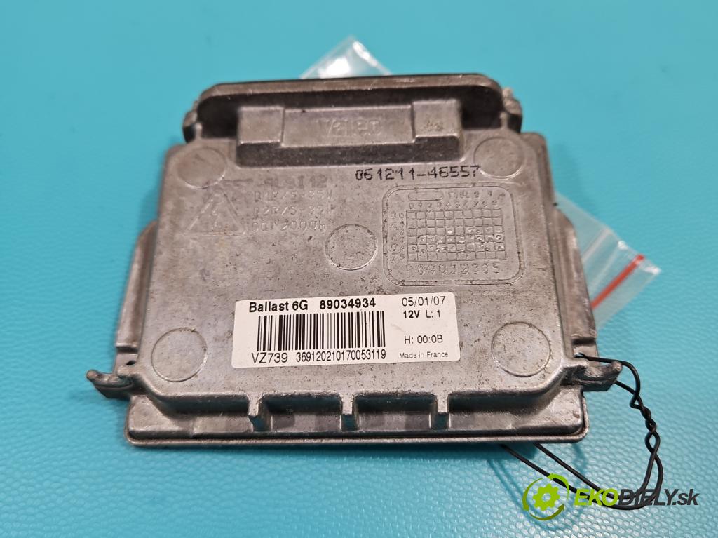 Volvo S60 I 2000-2010 2.4 D5 185 HP manual 136 kW 2400 cm3 4- střídač: xenon 89034934 (Riadiace jednotky xenónu)