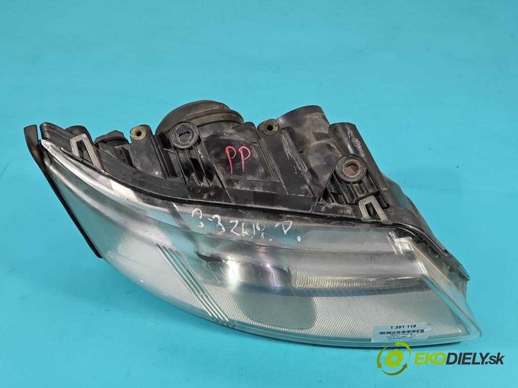 Saab 9-3 II 2002-2012 1.9 TiD 150 HP manual 110 kW 1910 cm3 4- Reflektor: pravý (Pravé)