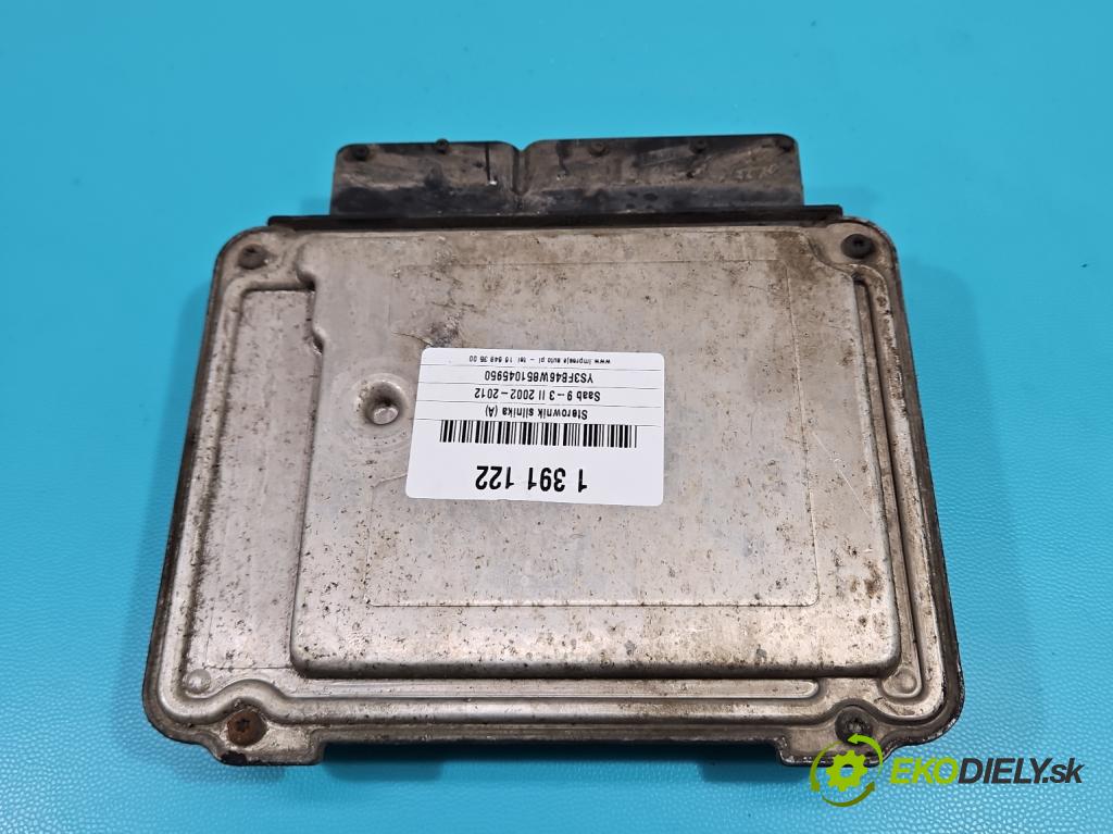 Saab 9-3 II 2002-2012 1.9 TiD 150 hp manual 110 kW 1910 cm3 4- řídící jednotka motoru 55354770