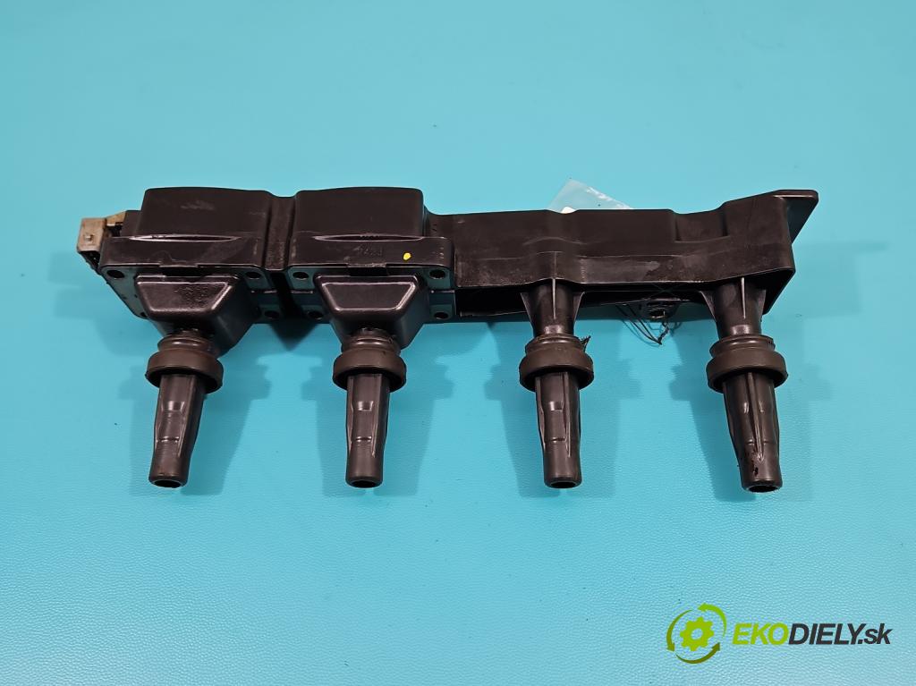 Peugeot 206 1.6 16V 109 HP manual 80 kW 1587 cm3 5- cievka zapaľovacia  (Zapaľovacie cievky, moduly)