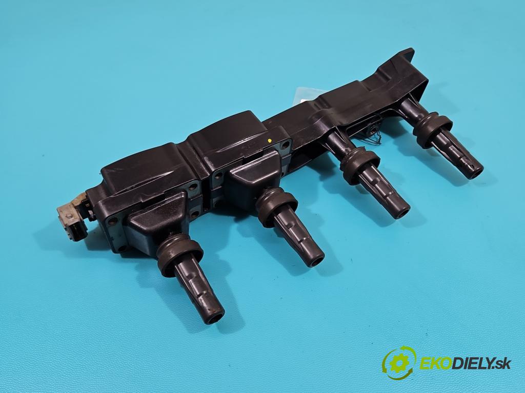 Peugeot 206 1.6 16V 109 HP manual 80 kW 1587 cm3 5- cievka zapaľovacia  (Zapaľovacie cievky, moduly)