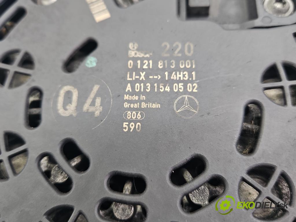 Mercedes S W221 2005-2013 5.5 V8 387KM automatic 285 kW 5462 cm3 4- Alternator 0121813001 (Alternátory)