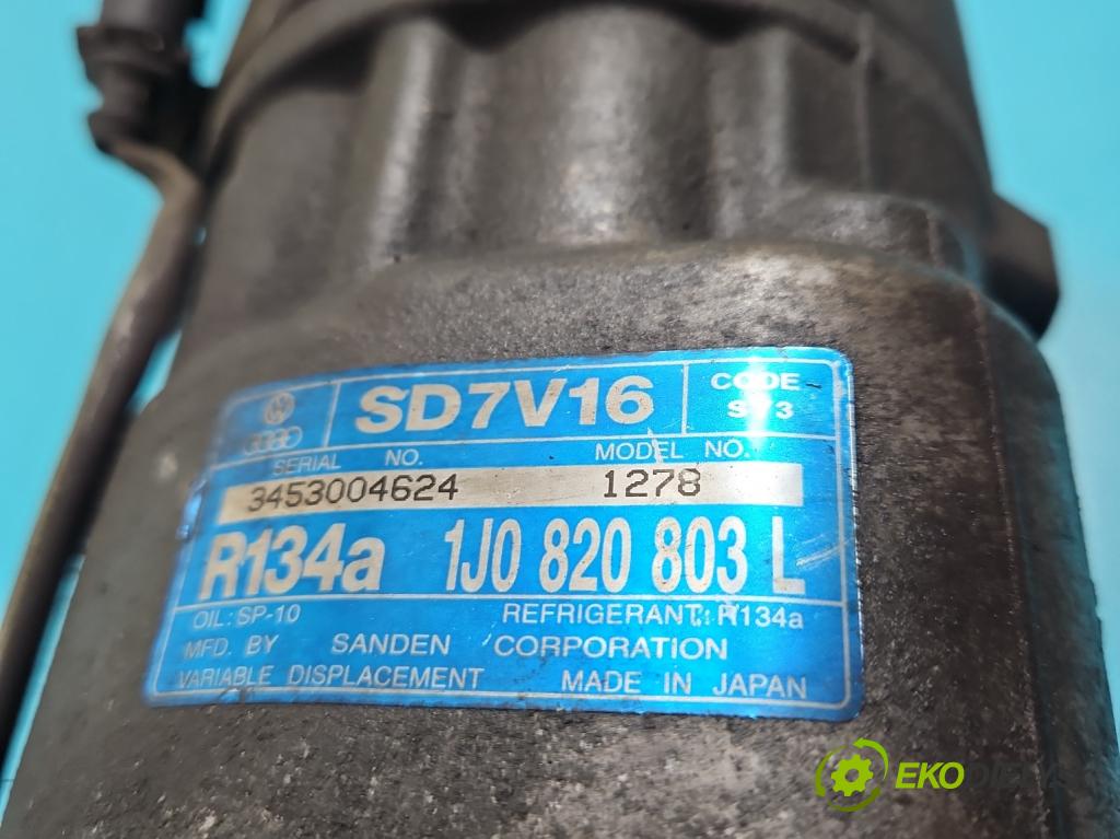 Skoda Octavia I 1996-2010 1.9 tdi 101 hp manual 74 kW 1896 cm3 5- Kompresor: klíma 1J0820803L (Kompresory)