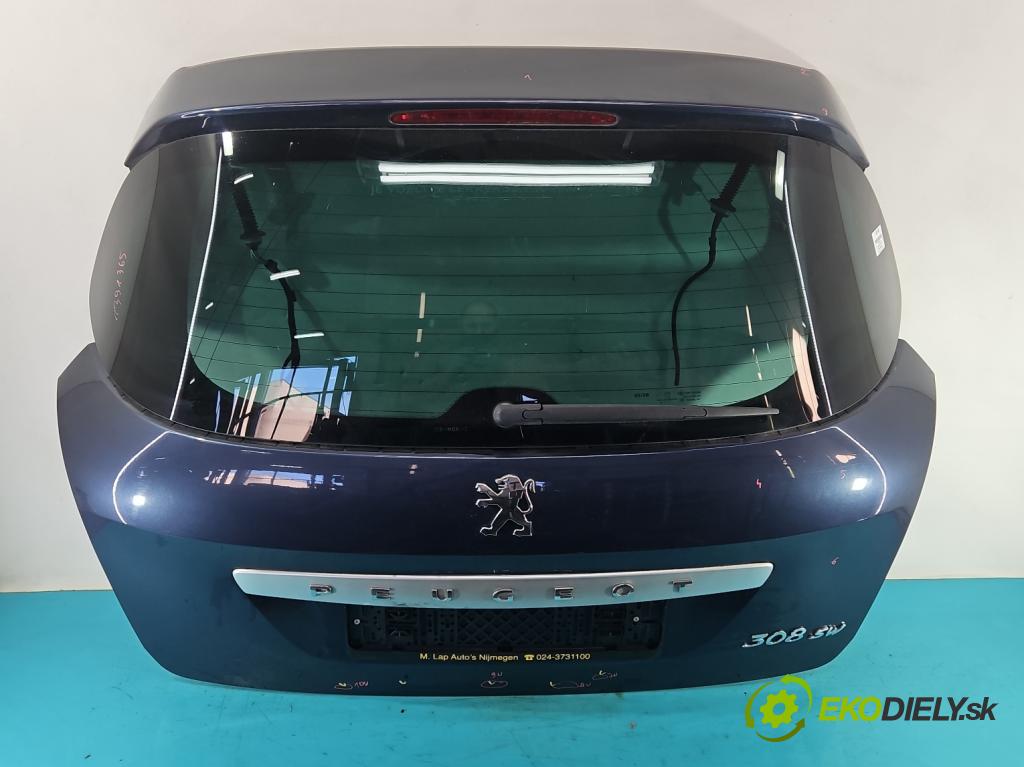 Peugeot 308 I 2007-2013 1.6 16V 120 hp manual 88 kW 1598 cm3 5- zadní kufrové dveře  (Zadní kapoty)