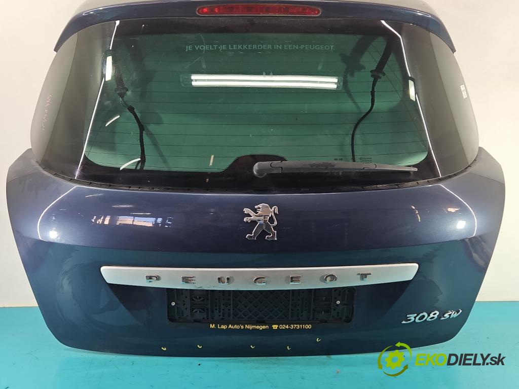 Peugeot 308 I 2007-2013 1.6 16V 120 hp manual 88 kW 1598 cm3 5- zadní kufrové dveře  (Zadní kapoty)