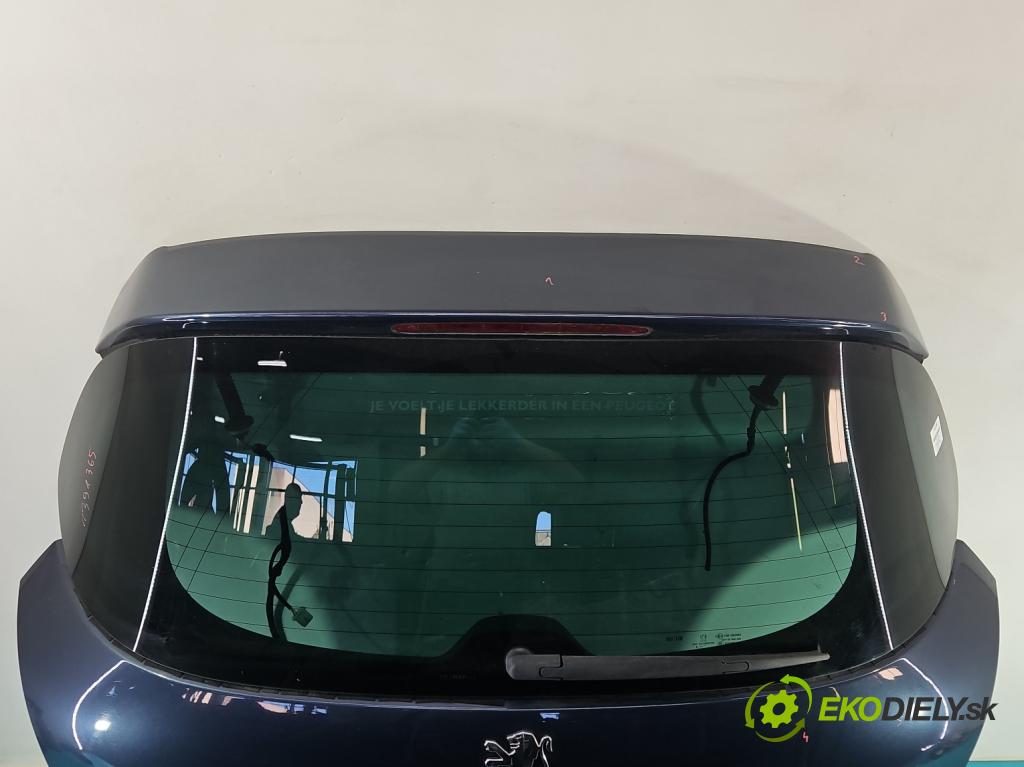 Peugeot 308 I 2007-2013 1.6 16V 120 hp manual 88 kW 1598 cm3 5- zadní kufrové dveře  (Zadní kapoty)