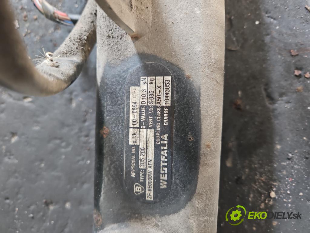 Audi A4 B6 2000-2004 2.0 20V 131 hp manual 96 kW 1984 cm3 5- oko tažné  (Tažná zařízení)