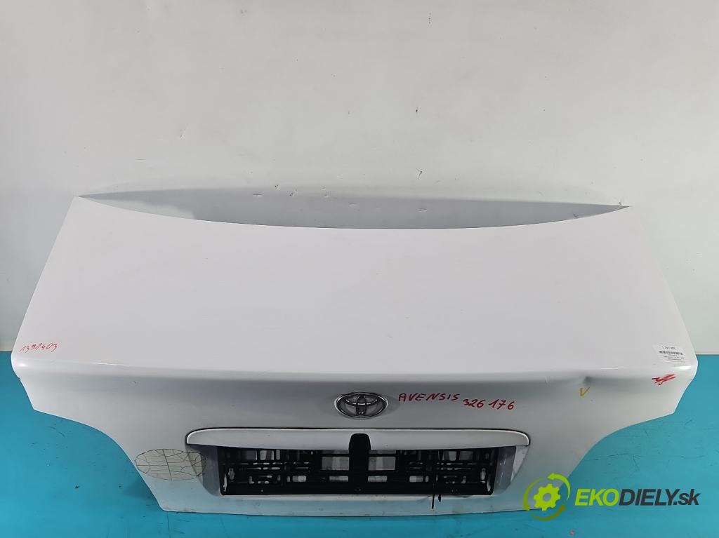 Toyota Avensis I T22 1997-2003 1.6 16V 110 hp manual 81 kW 1587 cm3 4- zadní kufrové dveře  (Zadní kapoty)
