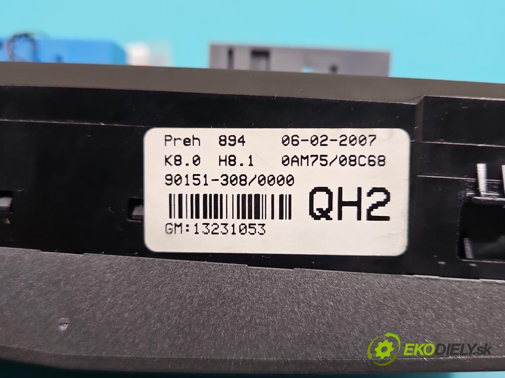 Opel Zafira B 2005-2014 1.9 cdti 120 HP manual 88 kW 1910 cm3 5- panel kúrenia 13231053