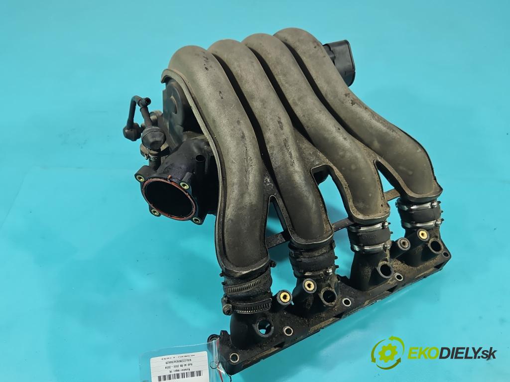 Audi A4 B6 2000-2004 2.0 20V 131 HP manual 96 kW 1984 cm3 5- zvod nasávací 06B133210AJ (Sacie potrubia)