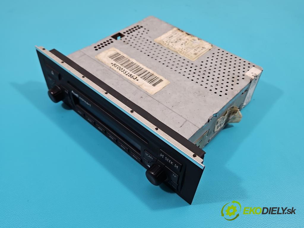 Audi A4 B6 2000-2004 2.0 20V 131 HP manual 96 kW 1984 cm3 5- Radio originál 8E0035186J