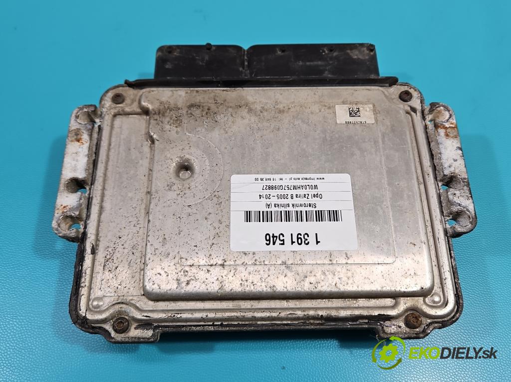Opel Zafira B 2005-2014 1.9 cdti 120 hp manual 88 kW 1910 cm3 5- řídící jednotka motoru 0281014024