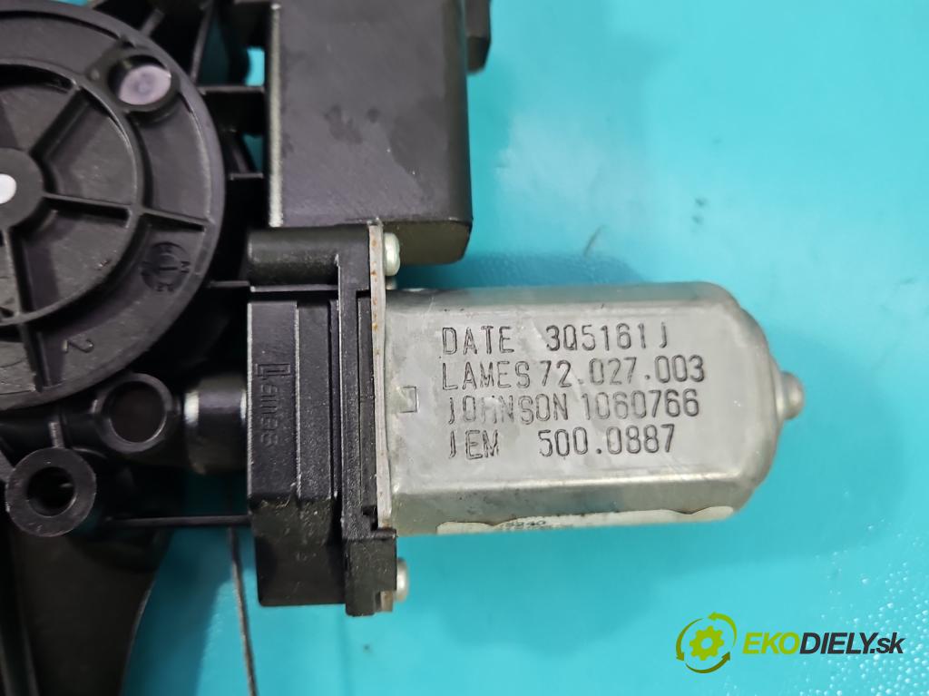 Opel Combo D 2011-2018 1.6 cdti 105 hp manual 77 kW 1598 cm3 5- mechanismus stahování přední pravý 51810879