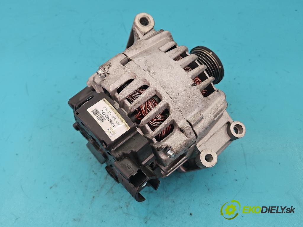 Peugeot 308 I 2007-2013 1.6 16V 120 HP manual 88 kW 1598 cm3 5- Alternator 1G12C120 (Alternátory)