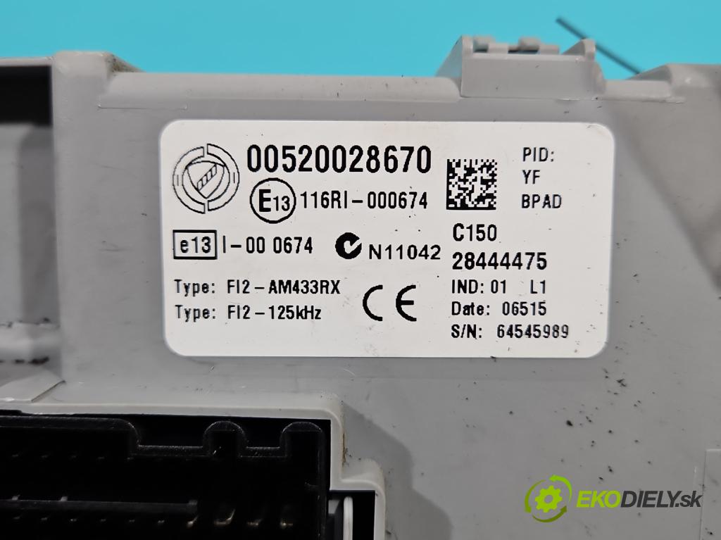 Opel Combo D 2011-2018 1.6 cdti 105 HP manual 77 kW 1598 cm3 5- riadiaca jednotka ostatné 00520028670