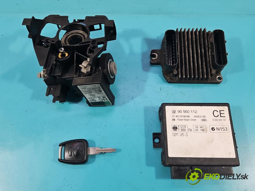 Opel Astra II 1998-2009 1.6 16V 101 hp manual 74 kW 1598 cm3 5- řídící jednotka motoru 09355929