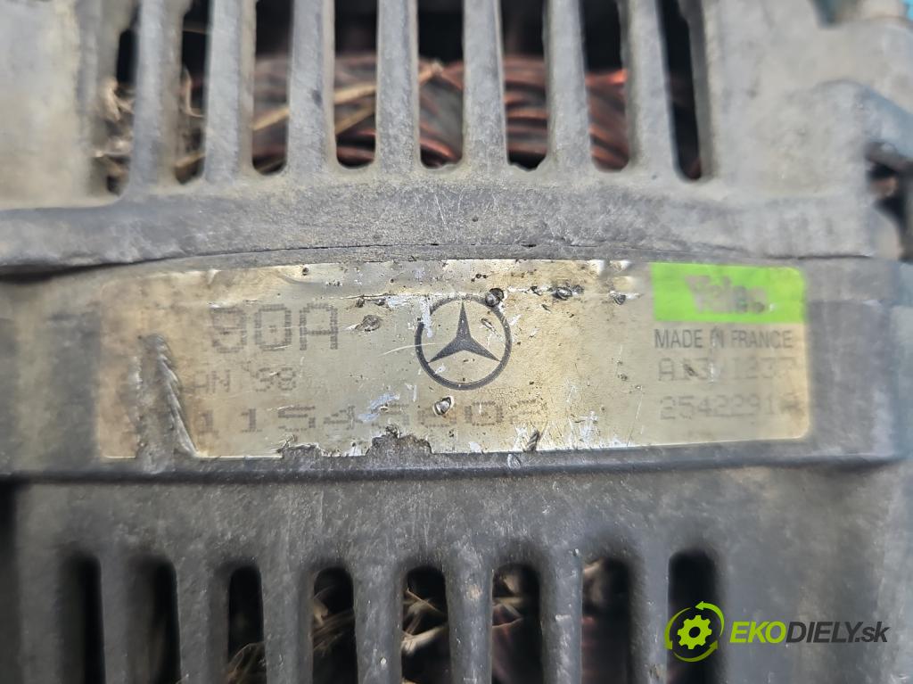 Mercedes A W168 1997-2004 1.4 82 HP manual 60 kW 1397 cm3 5- Alternator  (Alternátory)