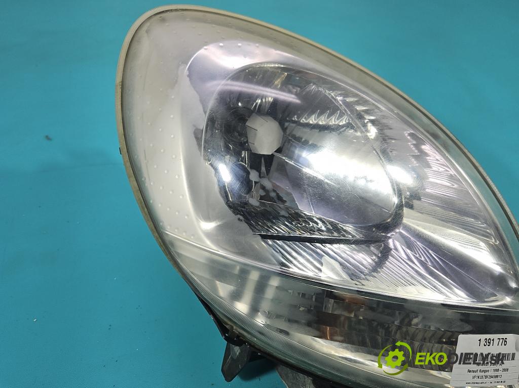 Renault Kangoo I 1998-2008 1.5 dci 65 HP manual 48 kW 1461 cm3 5- Reflektor: pravý 8200236591 (Pravé)