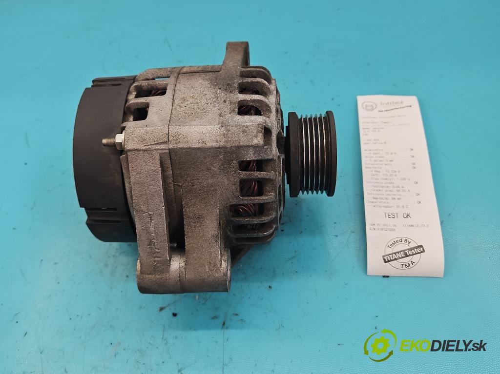 Opel Zafira B 2005-2014 1.9 cdti 120 HP manual 88 kW 1910 cm3 5- Alternator 93169028 (Alternátory)