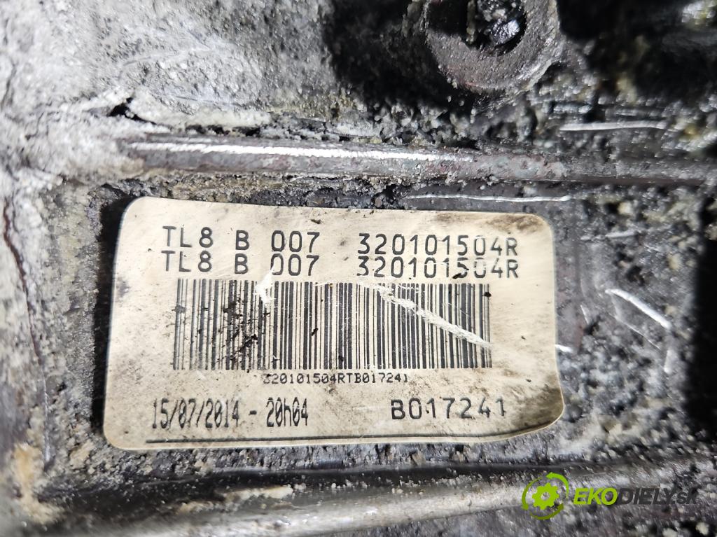 Dacia Duster I 2010-2018 1.6 16v 105 HP manual 77 kW 1598 cm3 5- prevodovka stupeň,rýchlosť manual TL8007