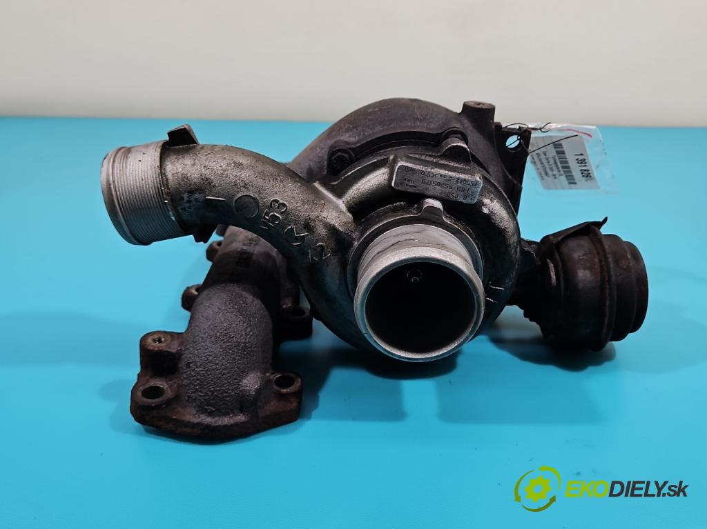 Opel Zafira B 2005-2014 1.9 cdti 120 hp manual 88 kW 1910 cm3 5- Turbodmychadlo 755042-3 (Turbodúchadla (kompletní))