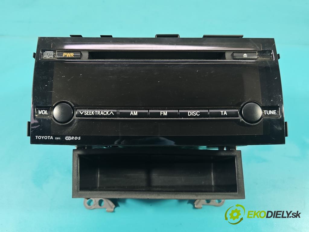 Toyota Prius II XW20 2003-2009 1.5 77 HP automatic 57 kW 1497 cm3 5- Radio originál 86120-47280