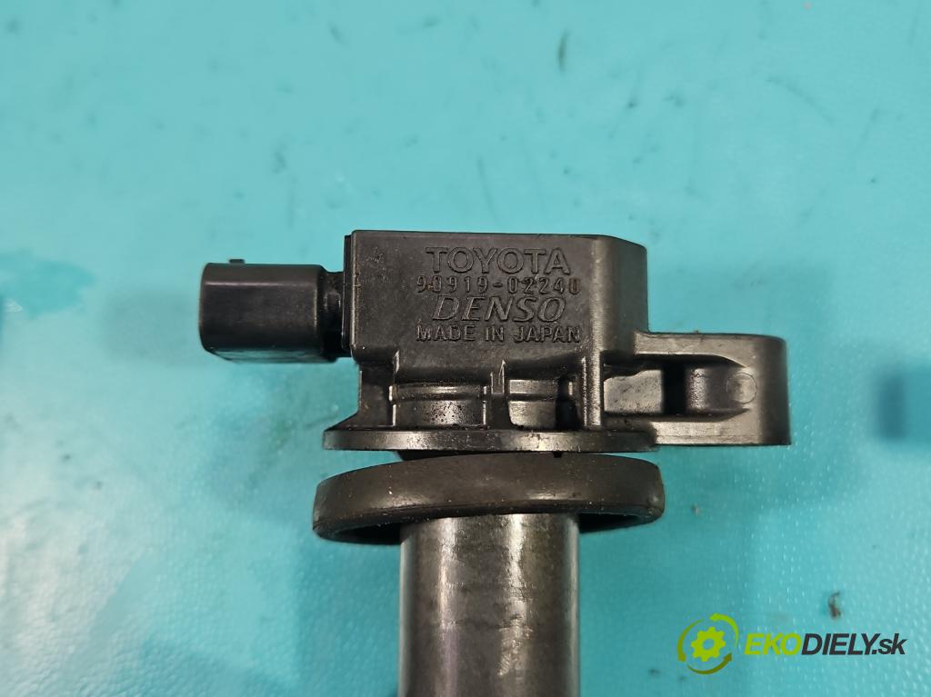 Toyota Prius II XW20 2003-2009 1.5 77 HP automatic 57 kW 1497 cm3 5- cievka zapaľovacia 90919-02240 (Zapaľovacie cievky, moduly)