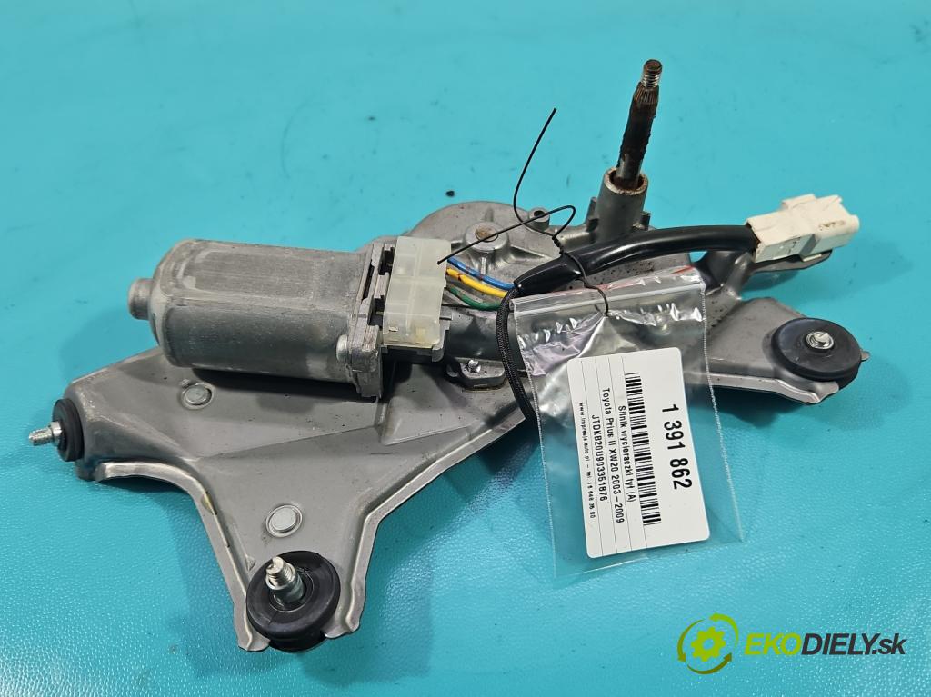 Toyota Prius II XW20 2003-2009 1.5 77 hp automatic 57 kW 1497 cm3 5- motor stěrače zadní 85130-47010