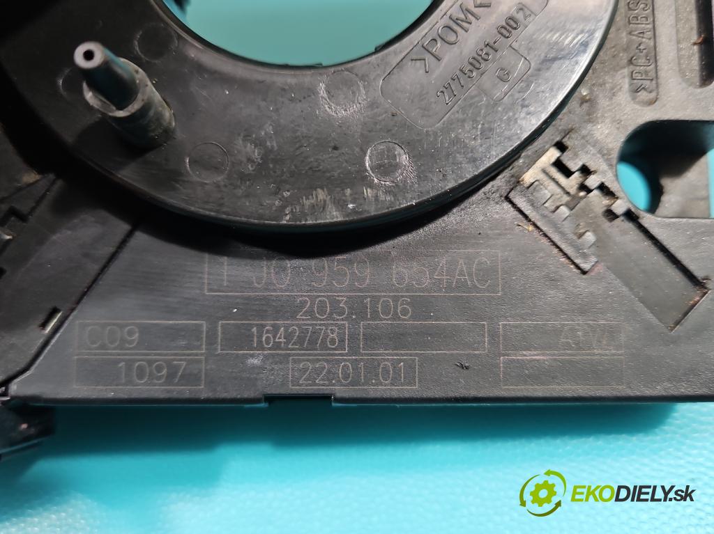 Vw Passat B5 1995-2005 1.9 tdi 101 HP manual 74 kW 1896 cm3 4- Páska: airbag 1J0959654AC (Airbagy)