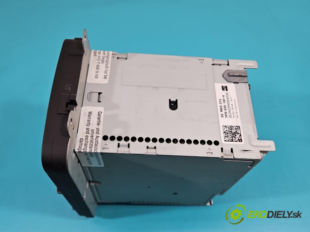 Seat Alhambra II 2010-2020 2.0 tdi 177 HP automatic 130 kW 1968 cm3 5- Radio originál 5P0035192H