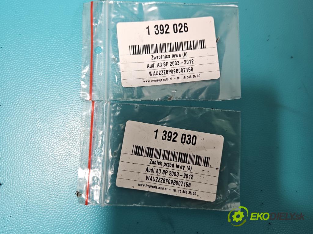 Audi A3 8P 2003-2012 1.9 tdi 105 HP manual 77 kW 1896 cm3 5- náboj ľavé  (Náboje)