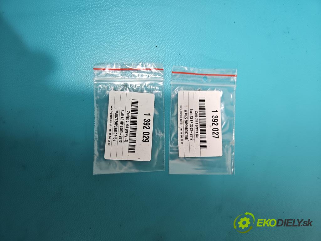 Audi A3 8P 2003-2012 1.9 tdi 105 HP manual 77 kW 1896 cm3 5- náboj pravé  (Náboje)