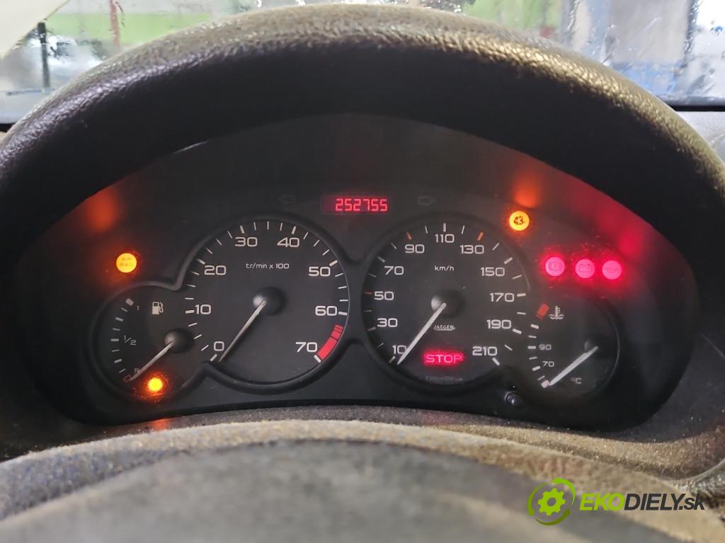 Peugeot 206 1.1 60 HP manual 44 kW 1124 cm3 3- prístrojovka/ budíky 9634961180 (Prístrojové dosky, displeje)