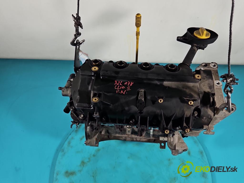 Renault Clio II 1998-2012 1,2.0 16V 75 HP manual 55 kW 1149 cm3 3- motor benzín: D4F G 722