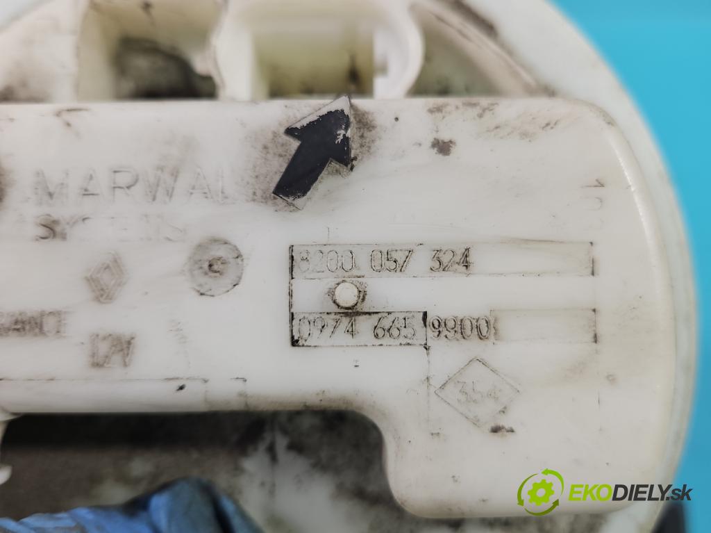 Renault Clio II 1998-2012 1,2.0 16V 75 hp manual 55 kW 1149 cm3 3- čerpadlo paliva 8200057324