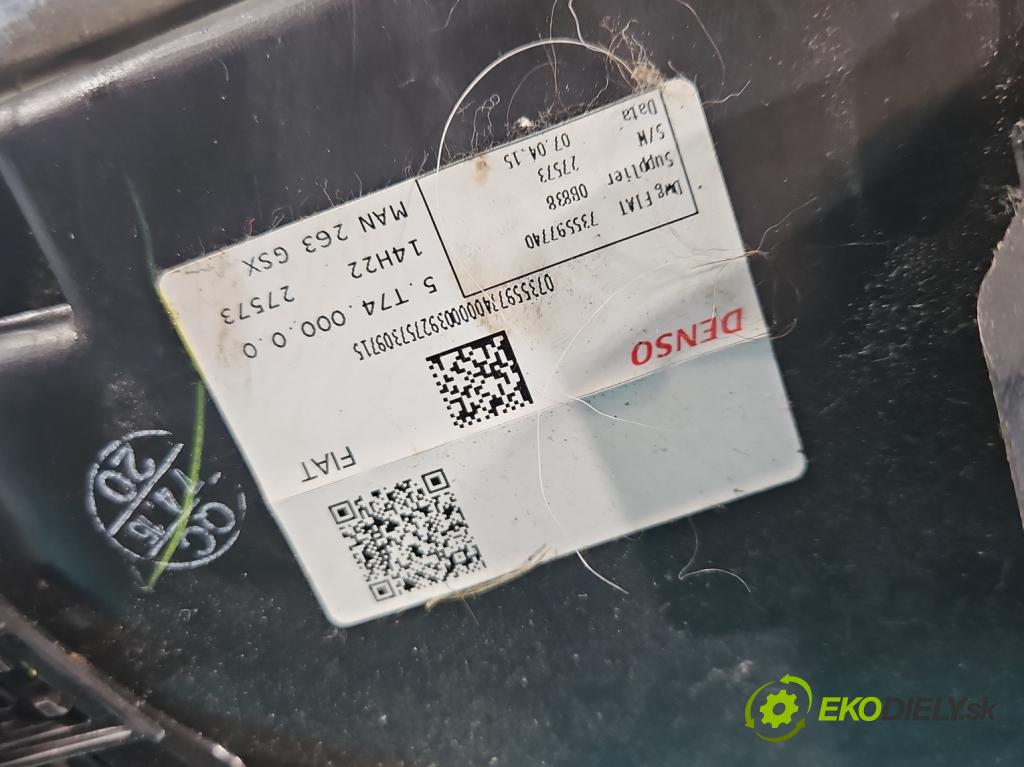 Opel Combo D 2011-2018 1.6 cdti 105 hp manual 77 kW 1598 cm3 5- radiátor 735597740 (Radiátory topení)