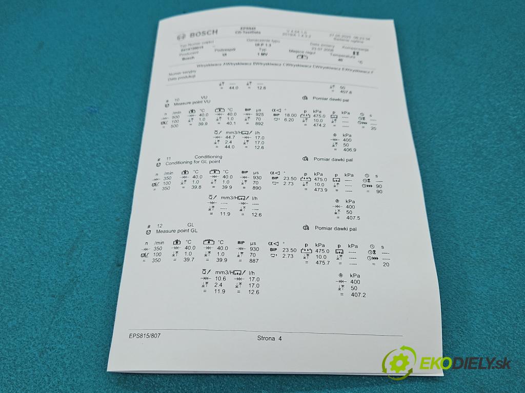 Vw Passat B5 1995-2005 1.9 tdi 101 hp manual 74 kW 1896 cm3 4- vstřikovací čerpadlo 0414720015 (Vstřikovače)