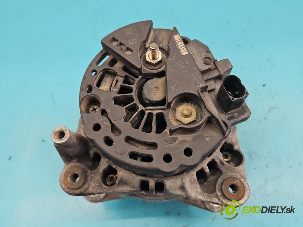 Vw Passat B5 1995-2005 1.9 tdi 101 HP manual 74 kW 1896 cm3 4- Alternator 028903031 (Alternátory)