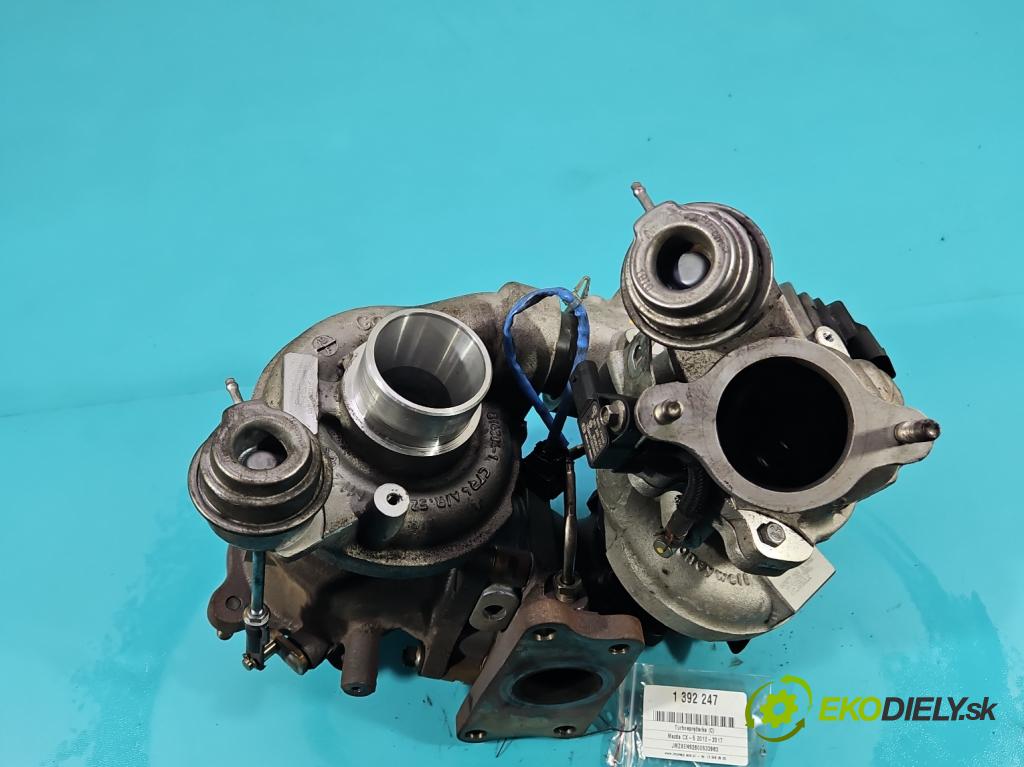 Mazda CX-5 I 2012-2017 2.2d 175 hp manual 129 kW 2191 cm3 5- Turbodmychadlo 810356-1 (Turbodúchadla (kompletní))