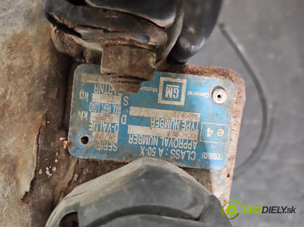 Opel Astra II 1998-2009 2.0 dti 101 hp manual 74 kW 1995 cm3 5- oko tažné  (Tažná zařízení)