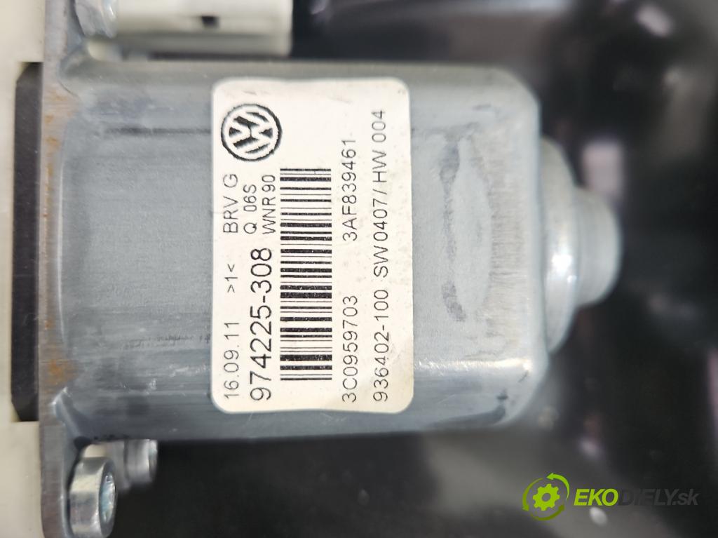 Vw Passat B7 2010-2014 1.4 TSI 150 hp automatic 110 kW 1390 cm3 5- mechanismus stahování zadní levý 974225-308