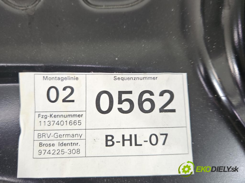 Vw Passat B7 2010-2014 1.4 TSI 150 hp automatic 110 kW 1390 cm3 5- mechanismus stahování zadní levý 974225-308