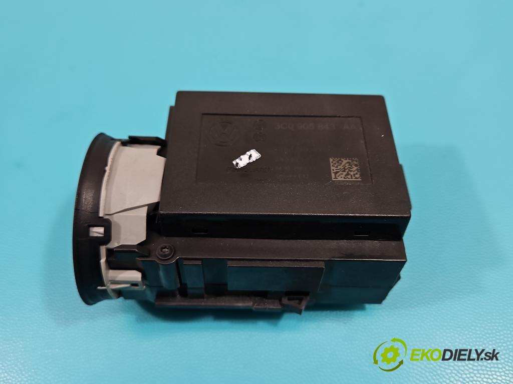 Vw Passat B7 2010-2014 1.4 TSI 150 HP automatic 110 kW 1390 cm3 5- Spínačka 3C0905843AA (Spínacie skrinky a kľúče)