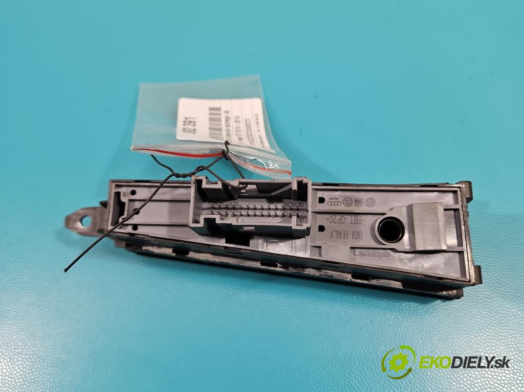 Vw Passat B7 2010-2014 1.4 TSI 150 HP automatic 110 kW 1390 cm3 5- prepínač brzda: ručný 3AB927137-2441-09S (Prepínače, spínače, tlačidlá a ovládače kúrenia)